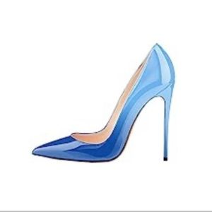 Blue ombré 4” Heels